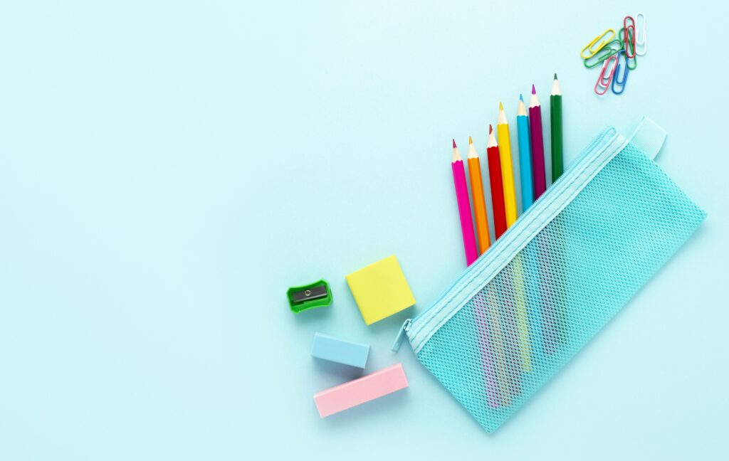 Estuche boligrafos y lapiz